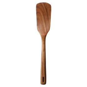 Long Handle Solid Wood Slotted Turner Lovesickness Spatula (Option: Spatula)