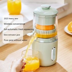 Automatic Small Wireless Portable Juicer (Option: Fresh Green)