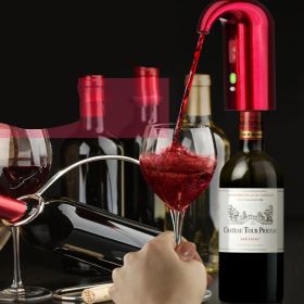 Wine On Tap Wine Oxygenator For Smoother Taste (Color: black)